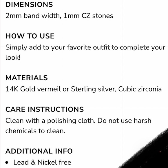 ✅ SOLD! - Eternity Ring, Sterling Silver with Cubic Zirconia, size 8/9 - Picture 2 of 2